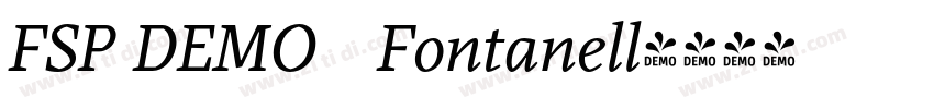 FSP DEMO   Fontanell字体转换